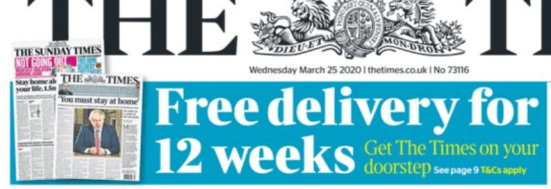 Newspaper deliveries